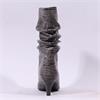 Una Healy Sensitivity Ruffled Mid Boot - Grey Snake